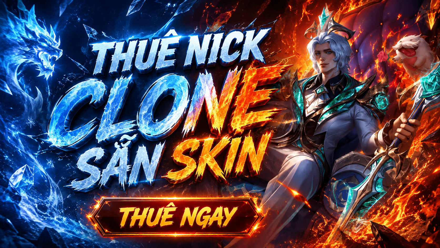 Nick Clone Sẵn Skin